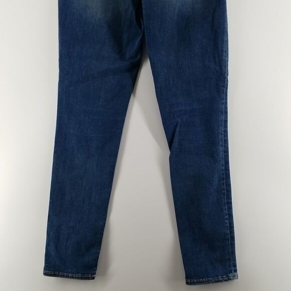 GAP Jeans Womens Size 28 Regular Blue Denim True Skinny Mid Rise 5 Pockets - Picture 5 of 12